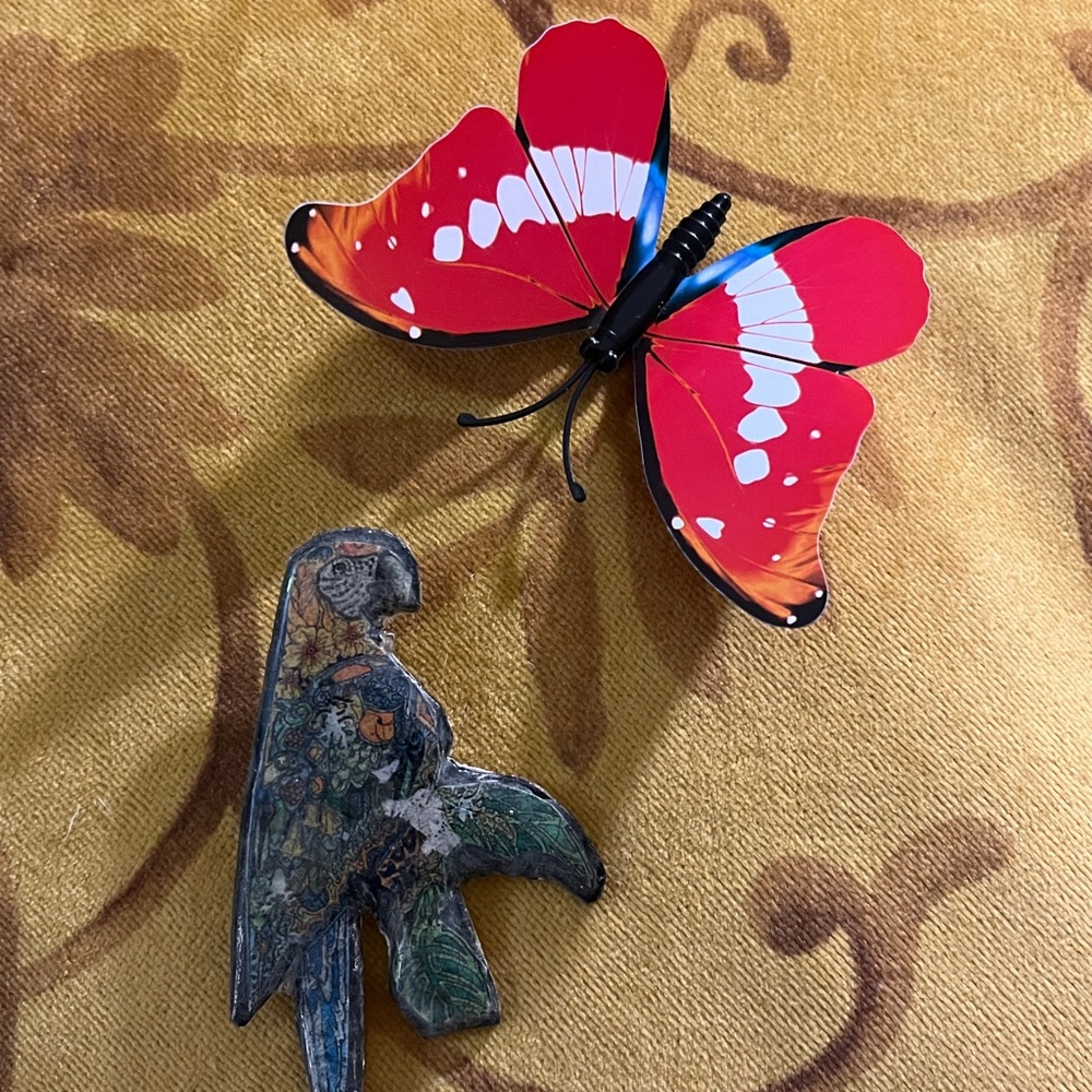 Handmade Bird Pin/Pendant/Brooch